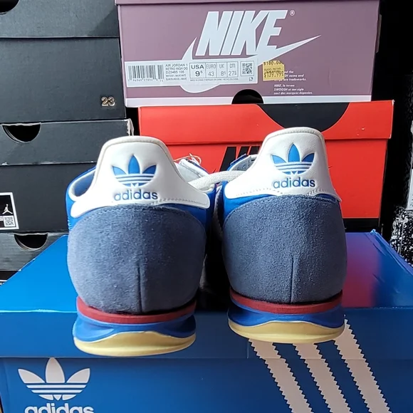 Adidas SL 72 OG W Men's Blue and Gray Sneakers 9 1/2